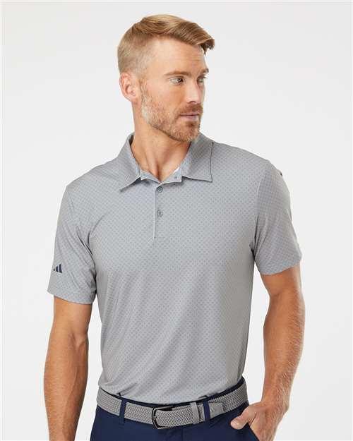 Diamond Dot Print Polo A498