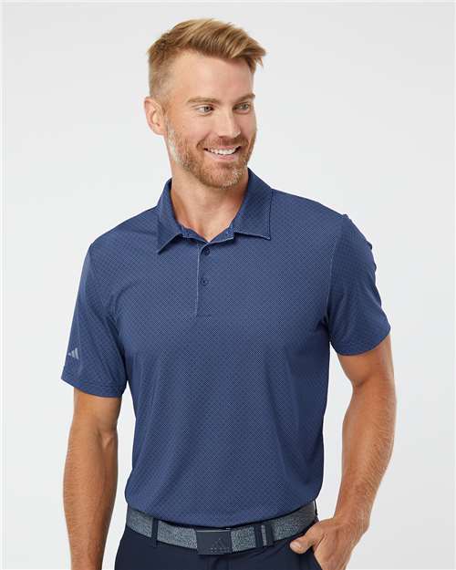 Diamond Dot Print Polo A498