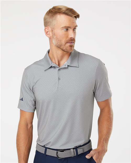 Diamond Dot Print Polo A498