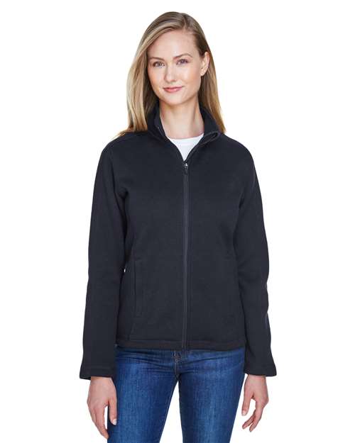 Women's Bristol Full-Zip Sweater Fleece Jacket DG793W