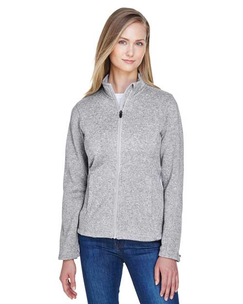 Women's Bristol Full-Zip Sweater Fleece Jacket DG793W