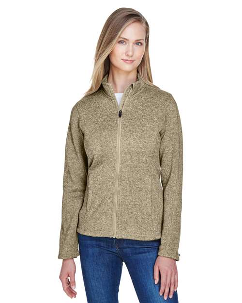 Women's Bristol Full-Zip Sweater Fleece Jacket DG793W