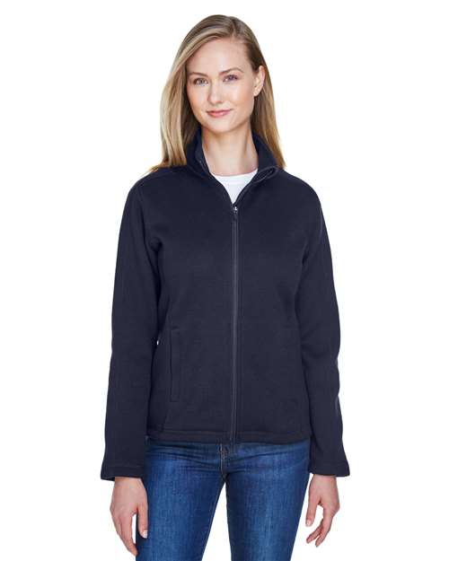 Women's Bristol Full-Zip Sweater Fleece Jacket DG793W