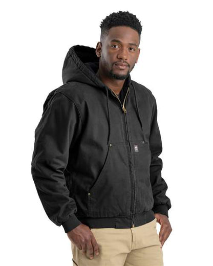 Men's Heartland Washed Cotton Duck Hooded Jacket HJ375