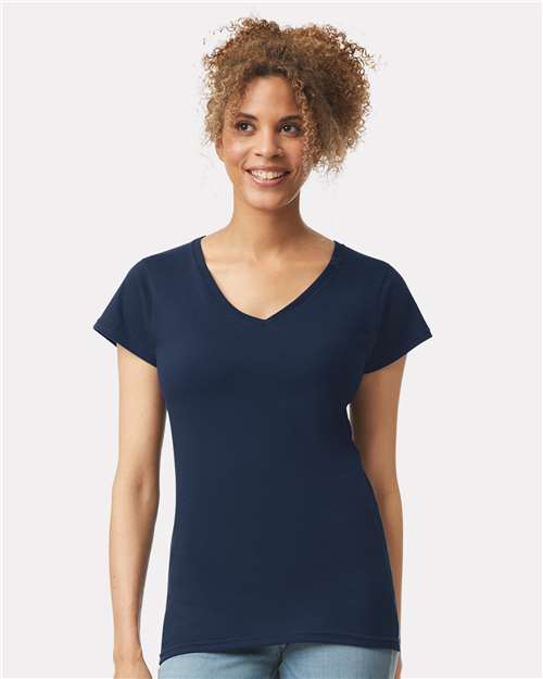 Women's Softstyle® V-Neck T-Shirt 64V00L