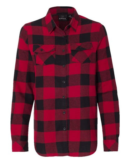 Women's Yarn-Dyed Long Sleeve Flannel Shirt 5210