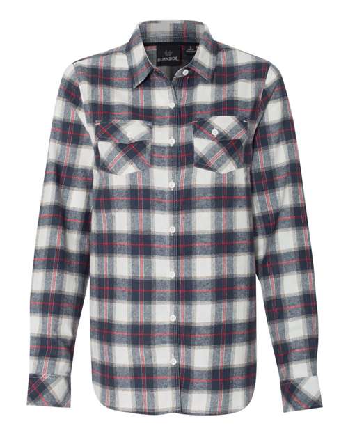 Women's Yarn-Dyed Long Sleeve Flannel Shirt 5210