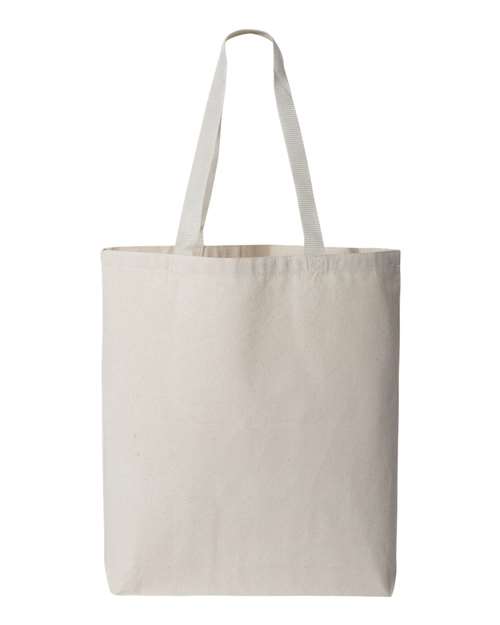 11L Canvas Tote with Contrast-Color Handles Q4400