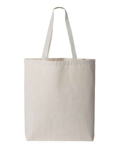 11L Canvas Tote with Contrast-Color Handles Q4400